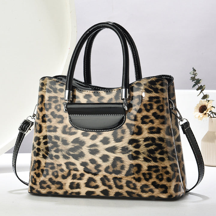 Damen Handtasche im modernen Leopardenmuster Nord Taschen