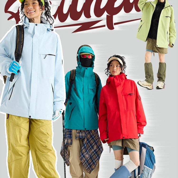 Herren Wasserdichte Outdoor-Softshelljacke mit Kapuze, hohem Stehkragen & Reißverschlusstaschen Nord Taschen