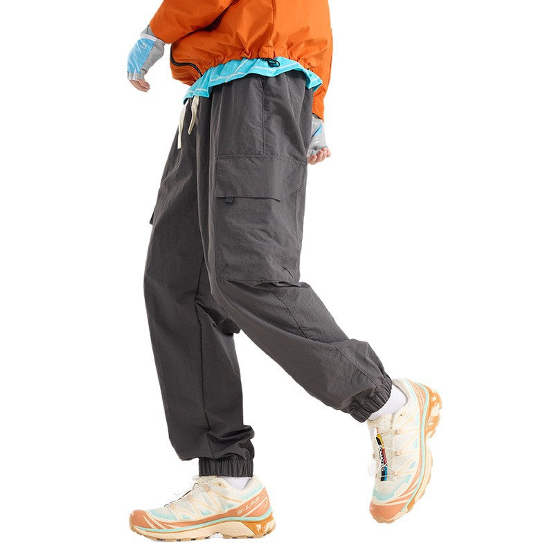 Herren Leichte Utility-Cargo-Hose aus Ripstop mit elastischem Saum und Mehrfachtaschen Nord Taschen