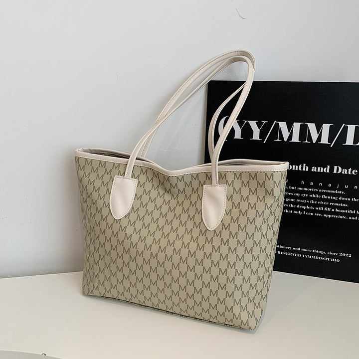 Damen Tote-Bag aus hochwertigem, strapazierfähigem Material mit elegantem Monogramm Nord Taschen