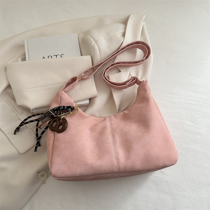 Damen Schultertasche mit modischem Anhänger Nord Taschen