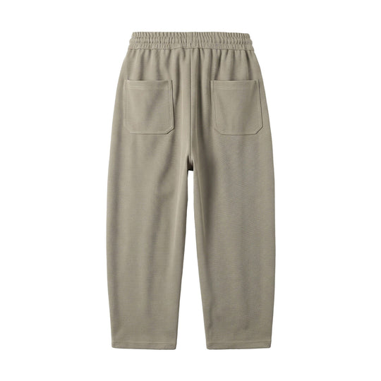 Damen Cropped Jogginghose im Relaxed‑Schnitt mit Kordelzug und Ziernähten Nord Taschen