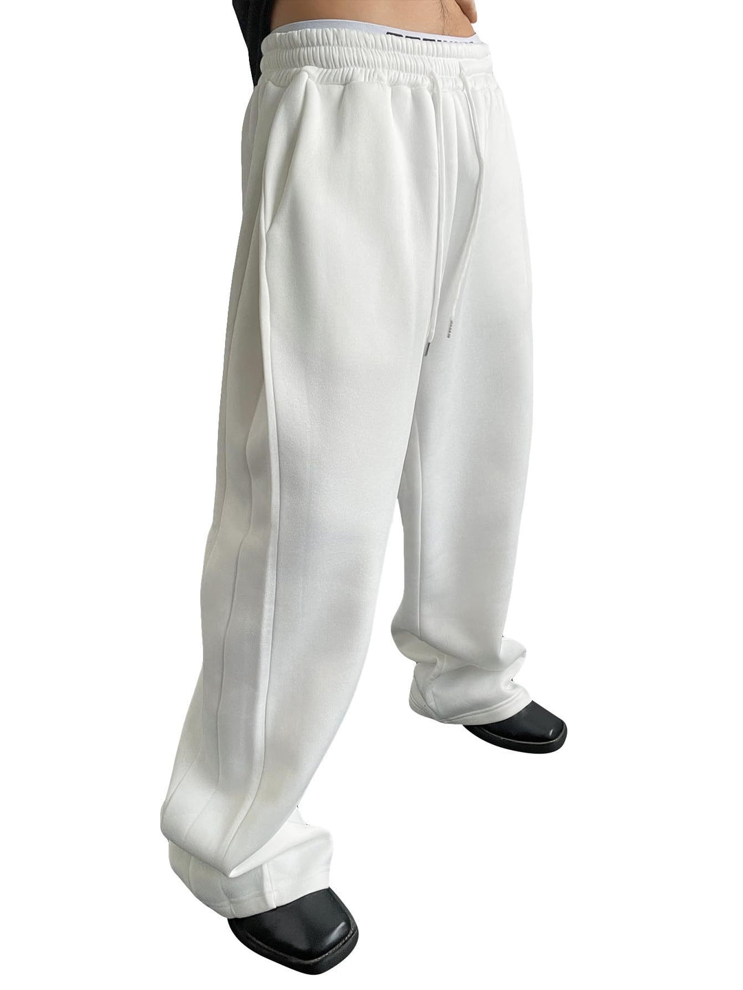 Unisex nan weite Sweatpants mit elastischem Bund, breitem Bein, Kordelzug und verdeckten Seitentaschen Nord Taschen