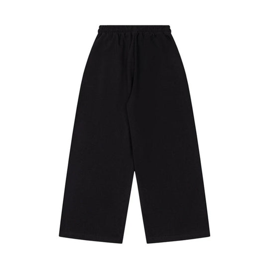 Damen Weite Culotte-Loungehose mit hohem Komfortbund, Kordelzug und Stern-Flaggen-Print Nord Taschen