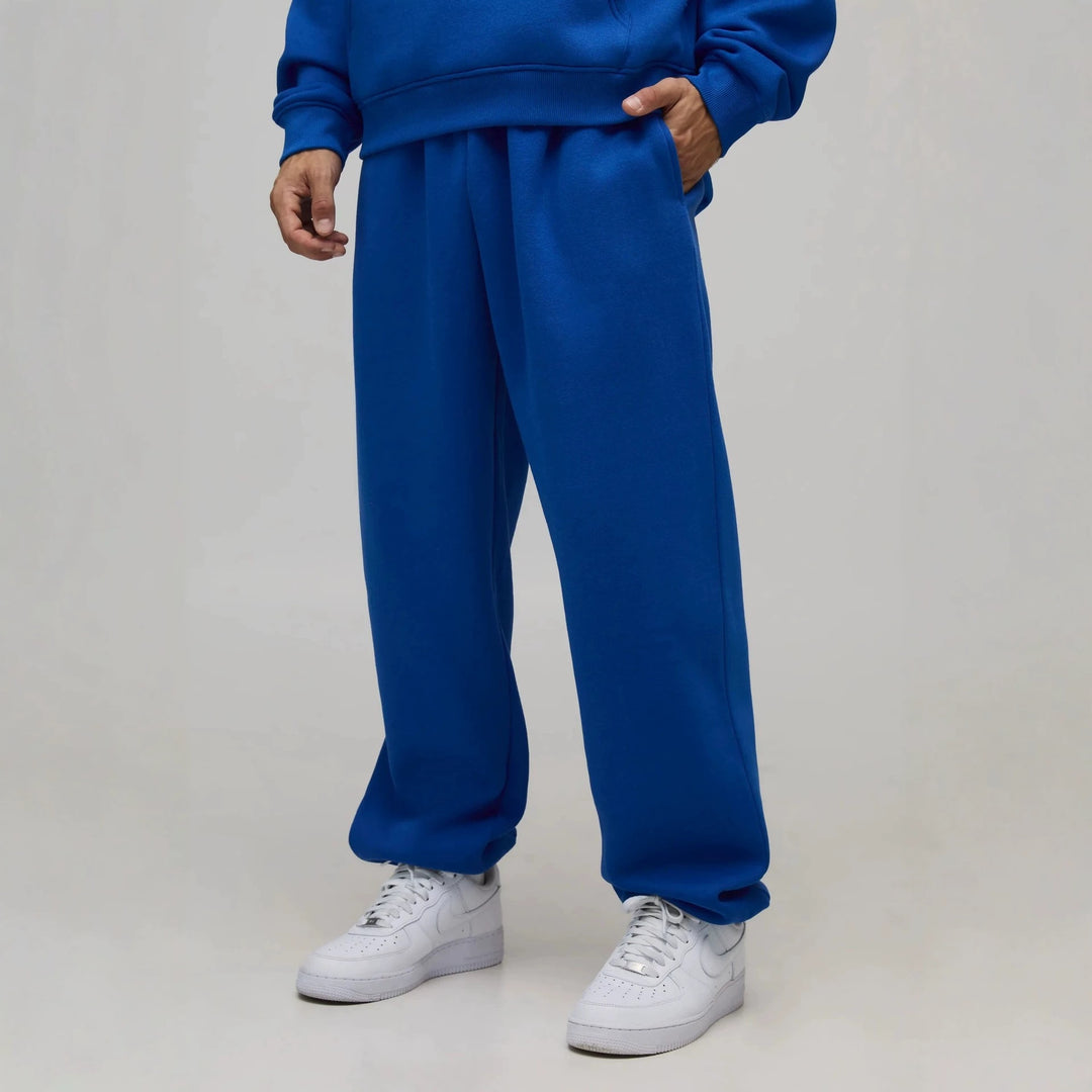 Unisex nan Thermo-Fleece-Jogginghose mit wärmender Innenbeschichtung, elastischem Komfortbund und geradem Bein Nord Taschen