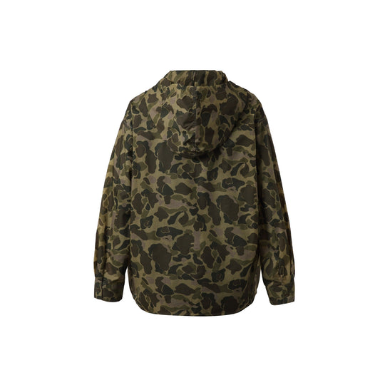 Herren Camouflage-Kapuzenshirt im Oversized-Utility-Stil Nord Taschen