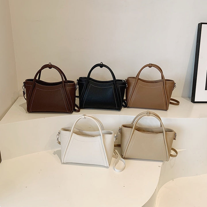 Damen elegante Handtasche mit feinem Leder und strukturiertem Design Nord Taschen