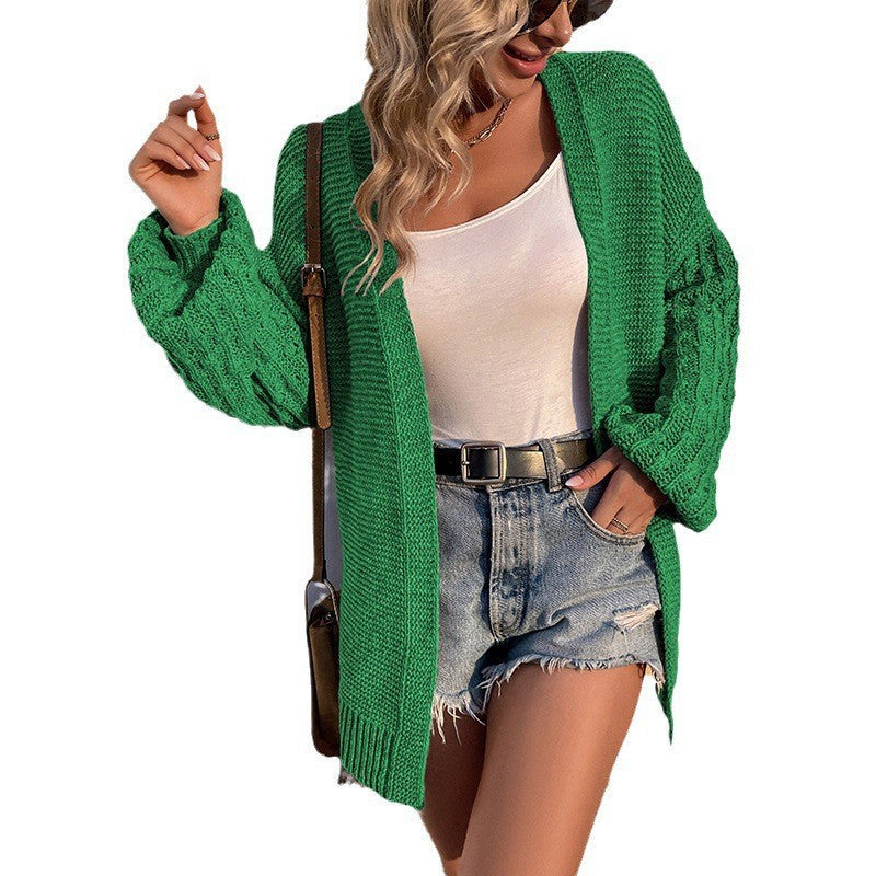 Damen Strickjacke mit lockerer Passform und großen Ärmeln Nord Taschen