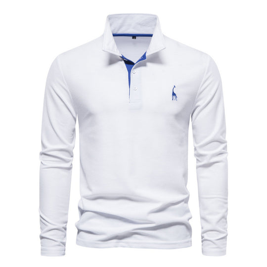 Atmungsaktives Baumwoll Poloshirt Herren