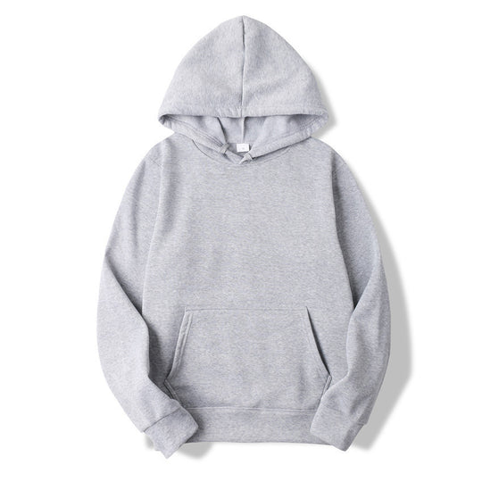 Unisex nan minimalistischer Kapuzenpullover ohne Reißverschluss mit innen angerautem French-Terry und integrierter Kängurutasche Nord Taschen