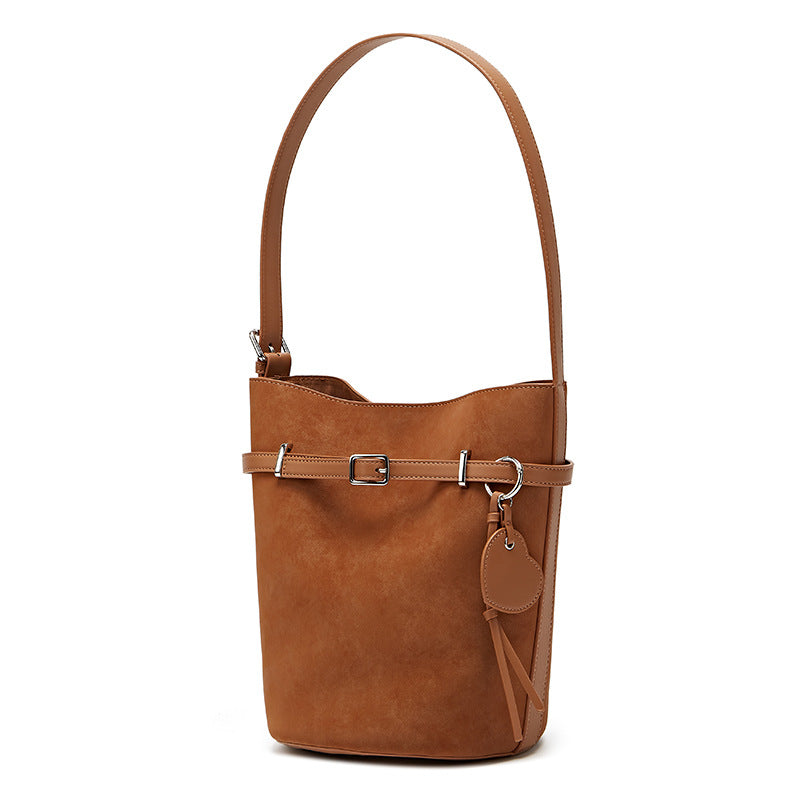 Damen Hobo-Tasche aus hochwertigem Kunstleder mit praktischen Innenfächern Nord Taschen