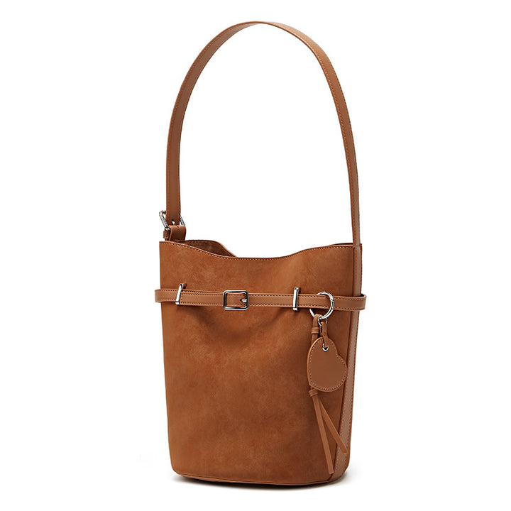 Damen Hobo-Tasche aus hochwertigem Kunstleder mit praktischen Innenfächern Nord Taschen