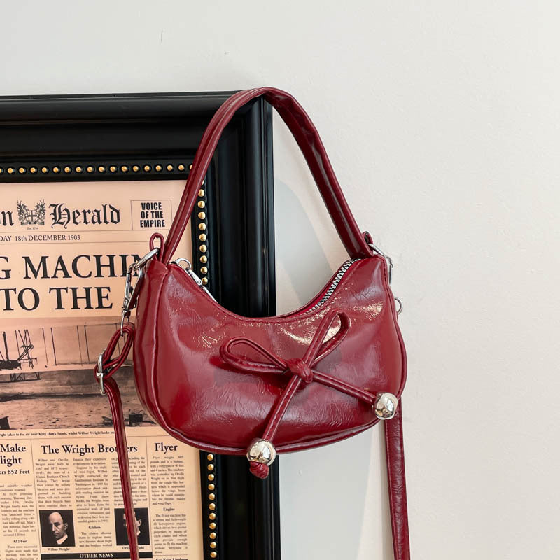 Damen modische Umhängetasche mit raffiniertem Schleifen-Design Nord Taschen