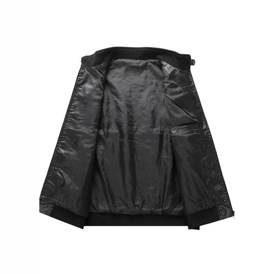 Herren Robuste Lederweste Nord Taschen