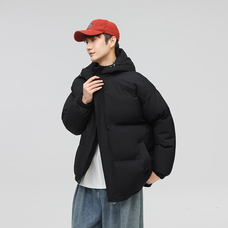 Warme, gefütterte Jacke mit Kapuze für Damen und Herren