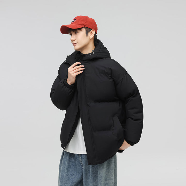Warme, gefütterte Jacke mit Kapuze für Damen und Herren