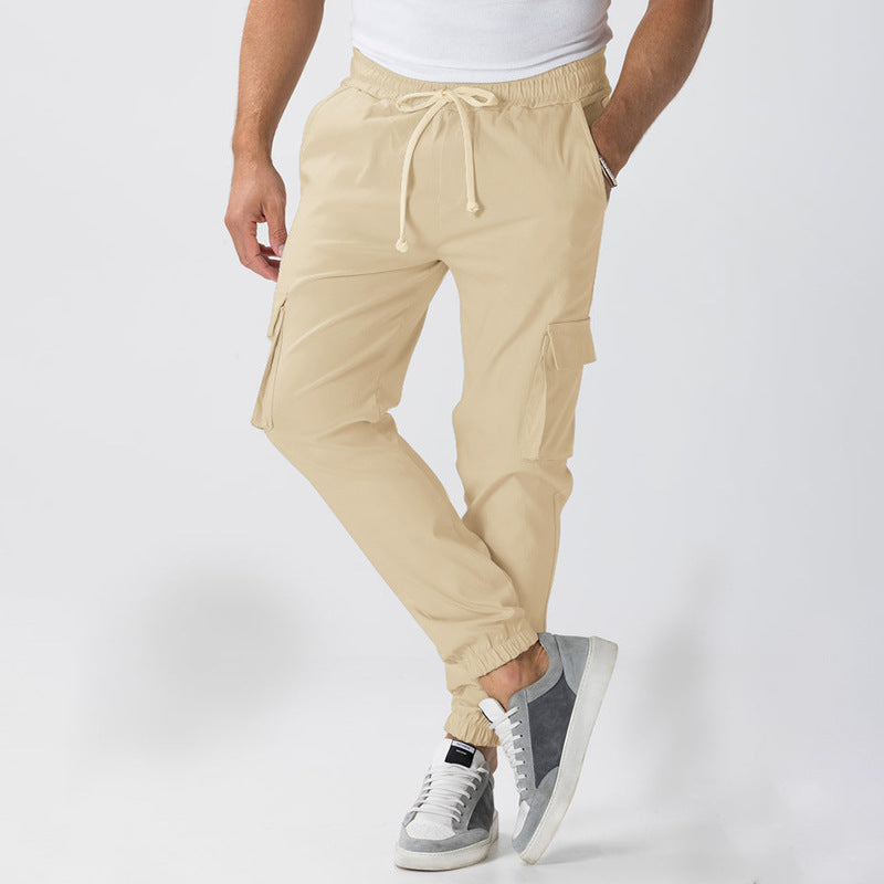 Herren Cargo-Jogginghose im Relaxed-Fit mit Kordelzug, elastischen Bündchen und Mehrfachtaschen Nord Taschen