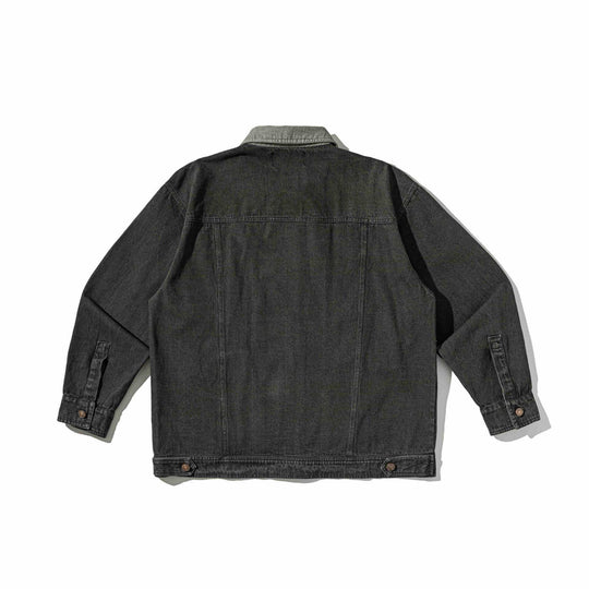 Herren Denim-Workwear-Blousonjacke mit durchgehendem Reißverschluss und Zip‑Brusttasche Nord Taschen