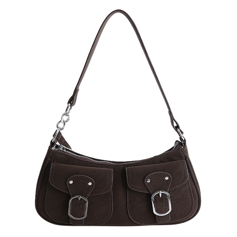 Damen Hobo-Tasche mit praktischem Fächerdesign und modischen Schnallen Nord Taschen