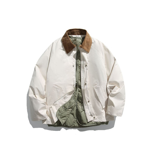 Herren Winddichter Blouson mit Cordkragen und herausnehmbarer Stepp-Innenseite Nord Taschen