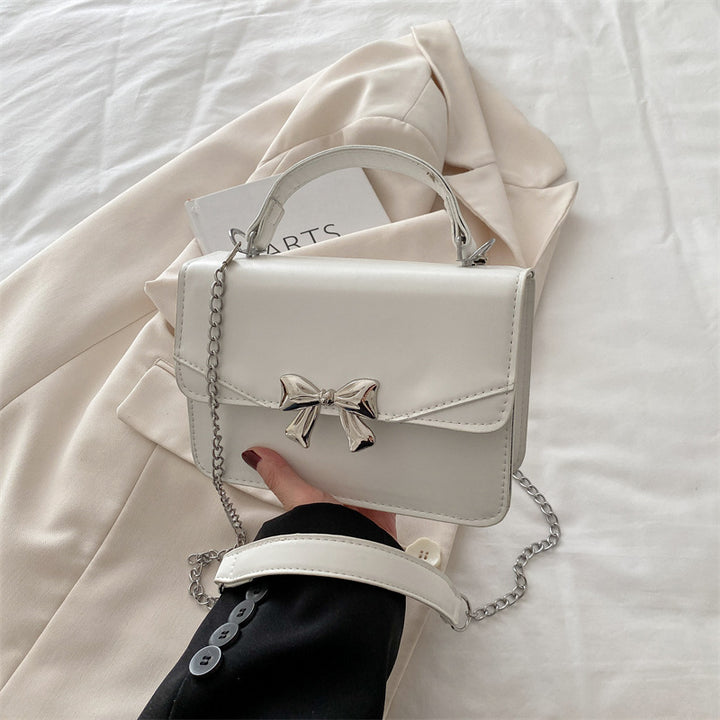 Damen elegante Handtasche mit verspieltem Schleifenakzent Nord Taschen