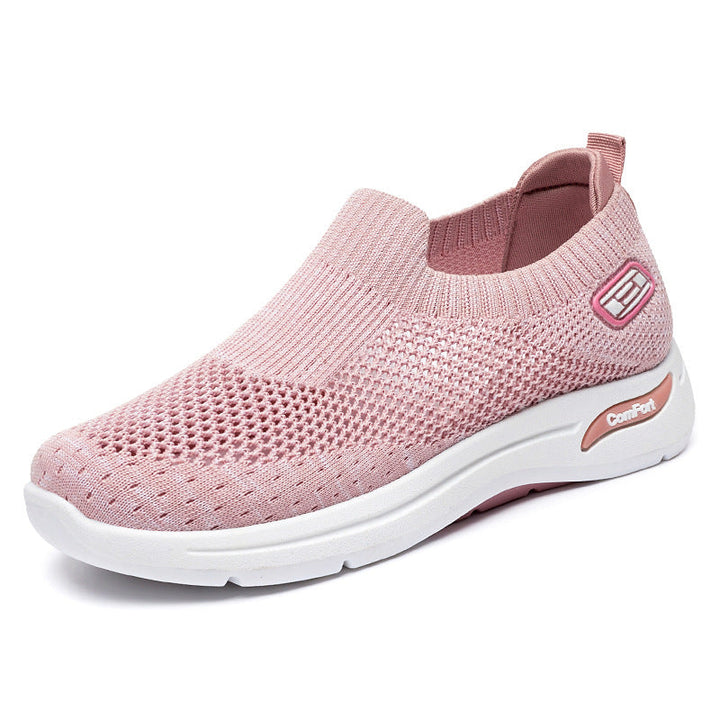 Damen Atmungsaktive Slip-On Sneakers mit weichem Stretch-Obermaterial