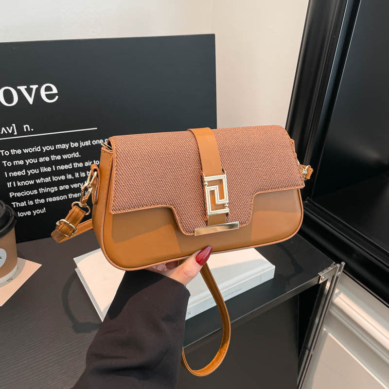 Damen elegante Umhängetasche mit strukturiertem Obermaterial und stilvollem Verschluss Nord Taschen