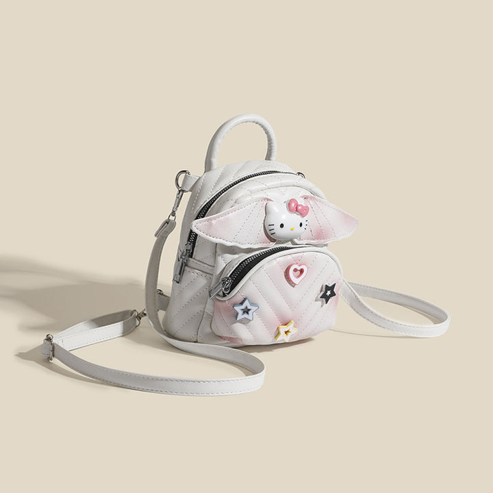 Damen Mini-Rucksacktasche mit verspieltem Hello Kitty Motiv Nord Taschen