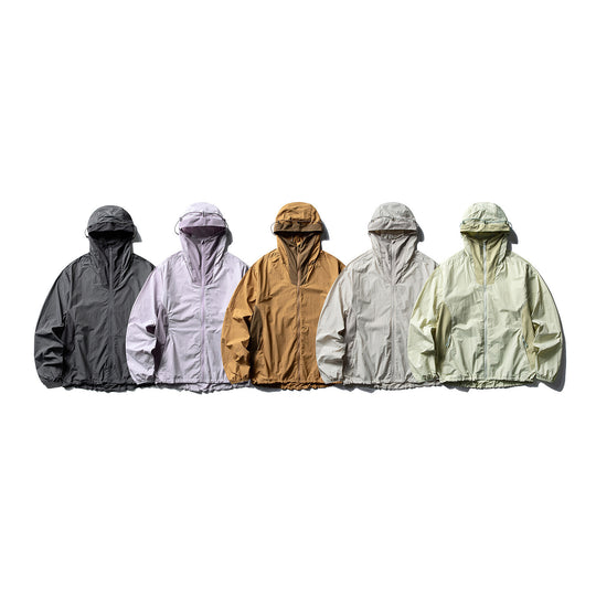 Herren Leichter Ripstop-Anorak mit Kapuze, Belüftungs- und Einsatzdetails Nord Taschen
