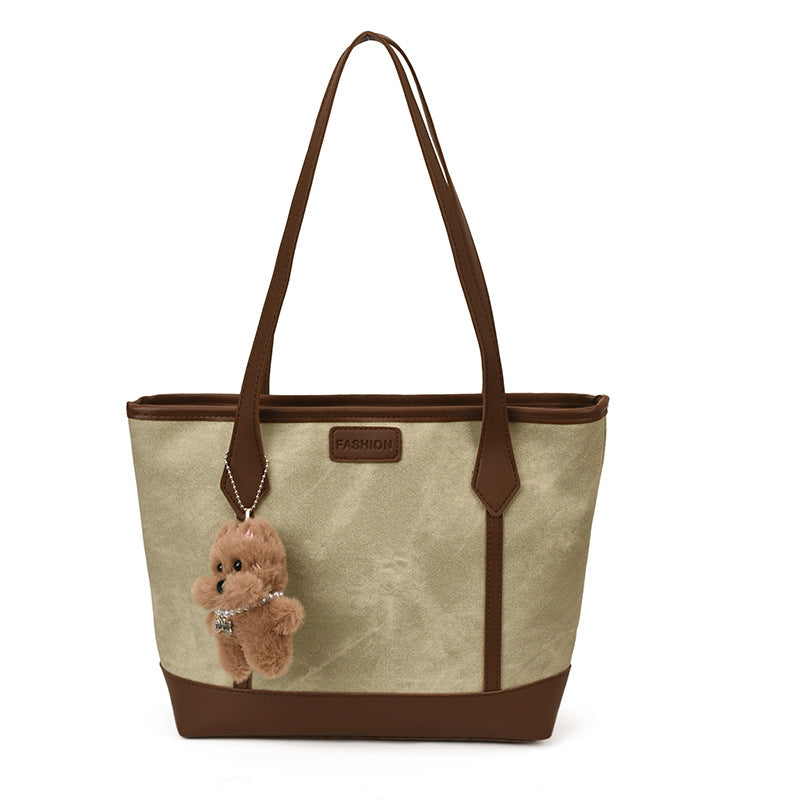 Damen modische Einkaufstasche mit elegantem Farbkontrast und stabilen Griffen Nord Taschen