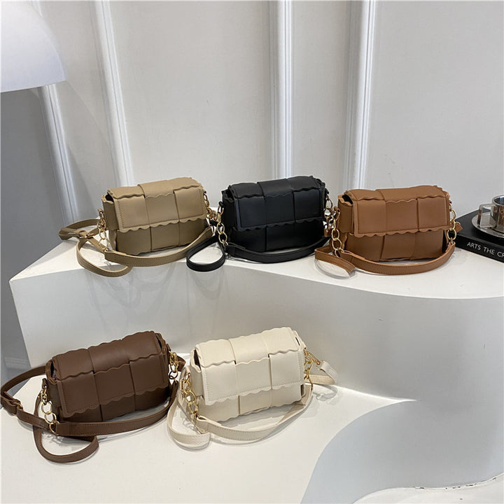 Damen elegante Mini-Umhängetasche mit strukturiertem Design Nord Taschen