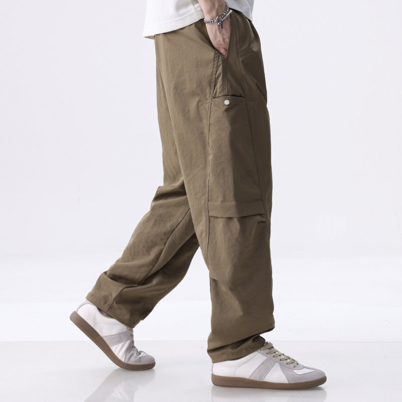 Herren Cargo-Jogginghose mit Kordelzug, elastischem Saum und seitlichen Utility‑Taschen Nord Taschen