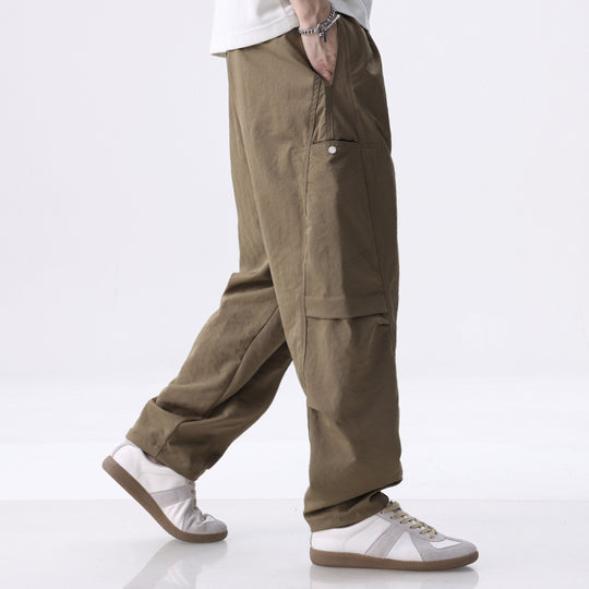 Herren Cargo-Jogginghose mit Kordelzug, elastischem Saum und seitlichen Utility‑Taschen Nord Taschen