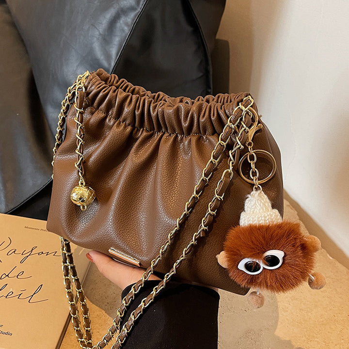 Damen Beuteltasche mit elegantem Faltendesign und charmanten Details Nord Taschen