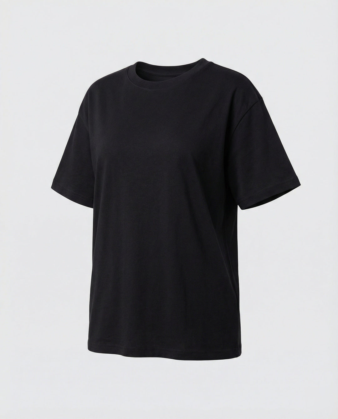 Elegantes Damen Seiden-T-Shirt Kurzarm Elastisch Rundhals Sommer Oberteil Weiß