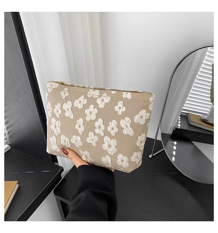 Damen Clutch-Tasche mit floralem Design und hochwertiger Textur Nord Taschen