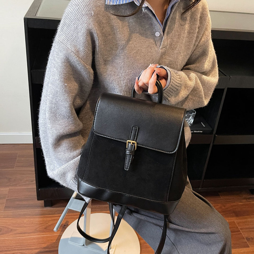 Damen klassische Rucksack-Handtasche mit abnehmbarem Schulterriemen Nord Taschen