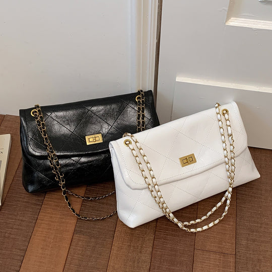 Damen elegante Handtasche mit strukturierter Steppung Nord Taschen