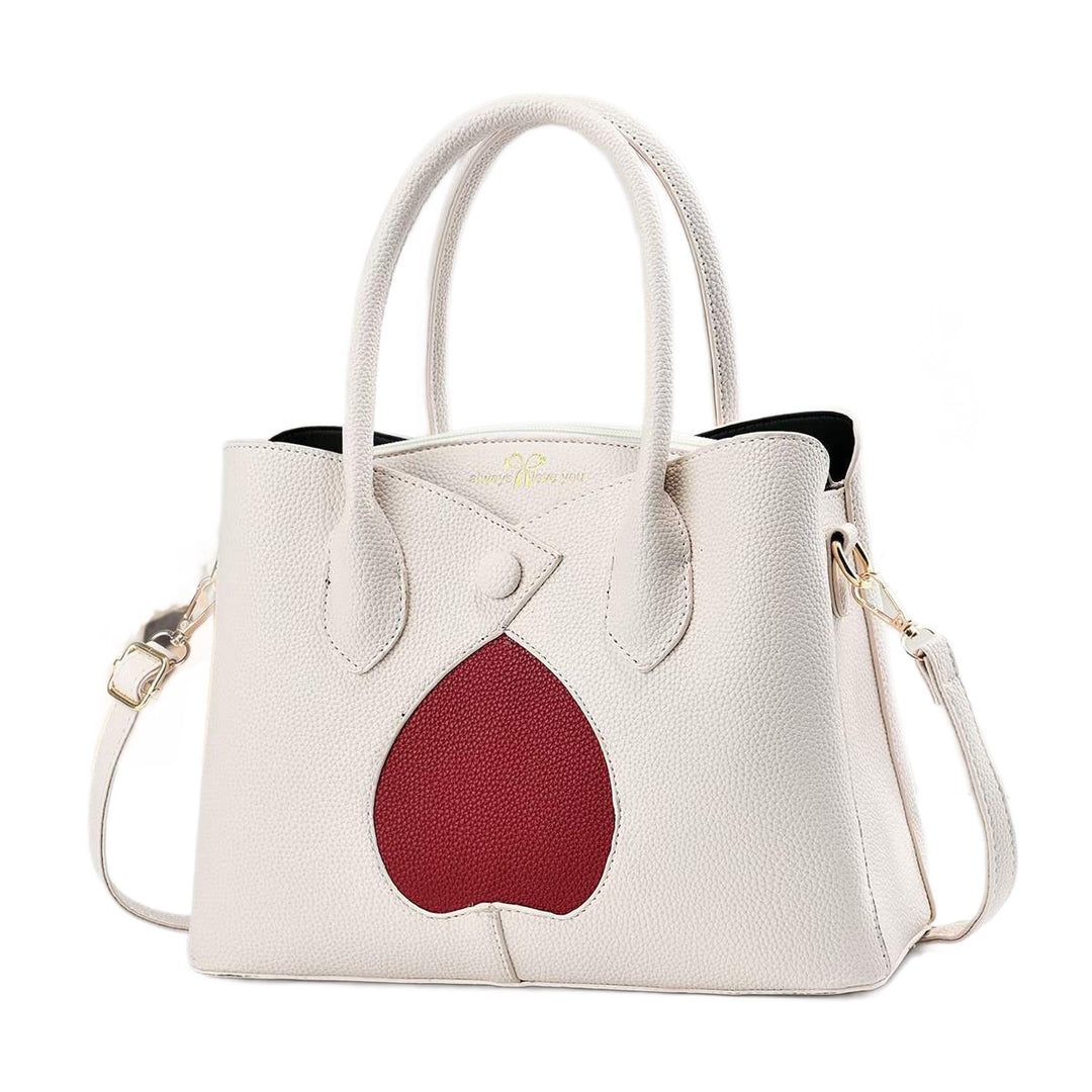 Damen elegante Handtasche mit einzigartiger Herz-Applikation Nord Taschen