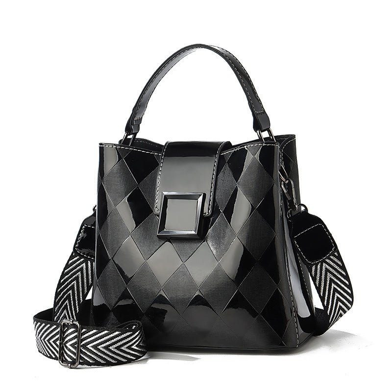 Damen modische Handtasche mit geometrischem Design und abnehmbaren Schulterriemen Nord Taschen