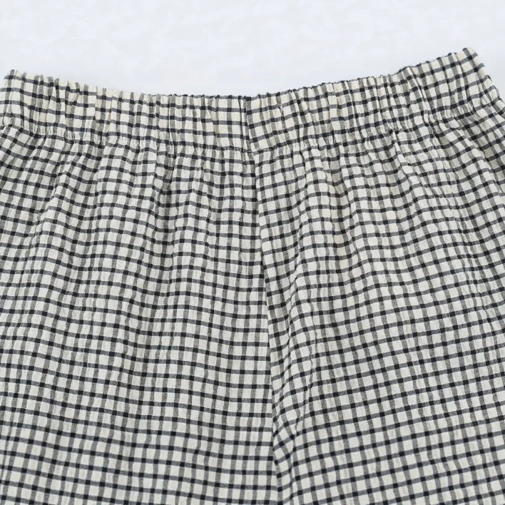 Damen Hochtaillierte Culotte-Hose mit weitem Bein und dekorativem Taillengürtel Nord Taschen