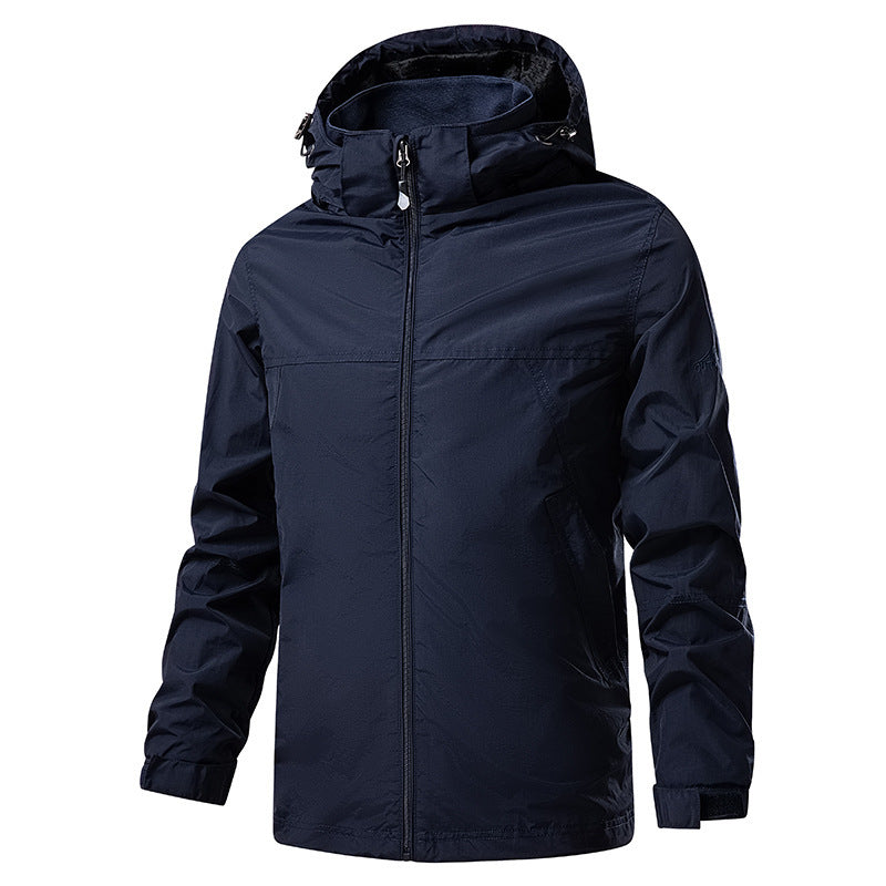 Herren Leichte Outdoorjacke mit verstellbarer Kapuze Nord Taschen 1787797788