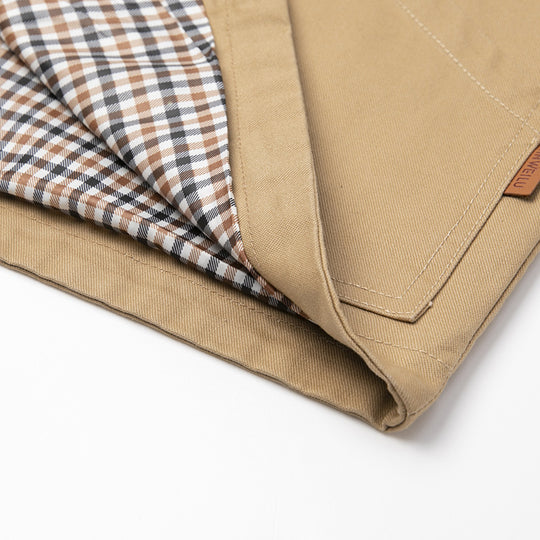 Herren Ärmellose Utility‑Weste mit V‑Ausschnitt, Baumwoll‑Canvas, Knopfleiste und großen Fronttaschen Nord Taschen