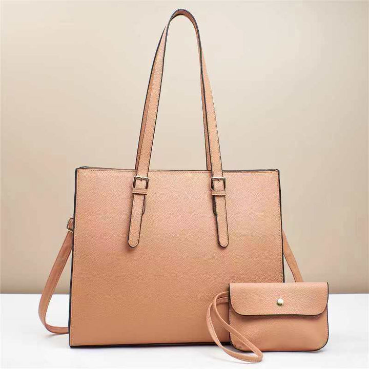 Damen elegante Shopper-Tasche mit abnehmbarer Mini-Tasche Nord Taschen