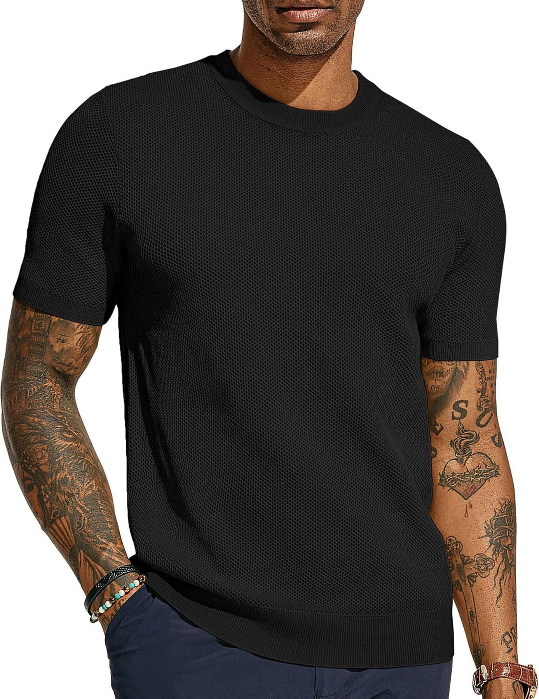 Herren atmungsaktives Netz-T-Shirt
