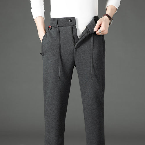 Herren Thermo-Jogginghose mit Teddyfutter, elastischem Bund und Reißverschlusstaschen Nord Taschen