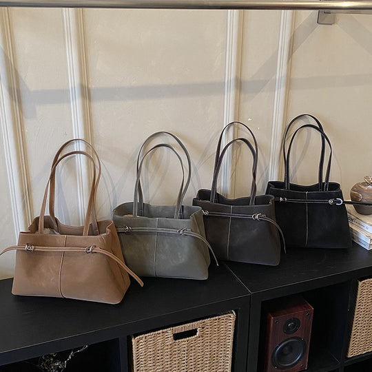 Damen Tote Bag aus hochwertigem Kunstleder mit elegantem Schulterriemen Nord Taschen