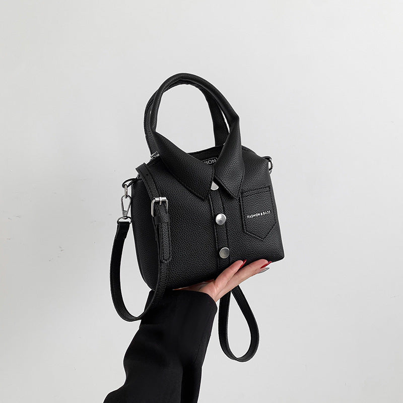 Damen Handtasche mit modischem Kragen-Design Nord Taschen