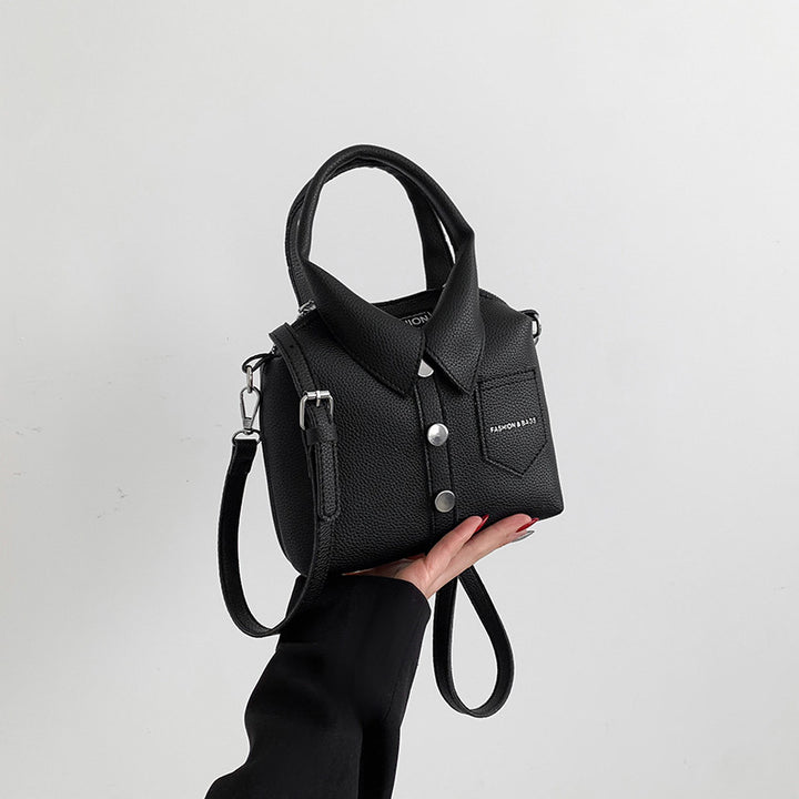 Damen Handtasche mit modischem Kragen-Design Nord Taschen