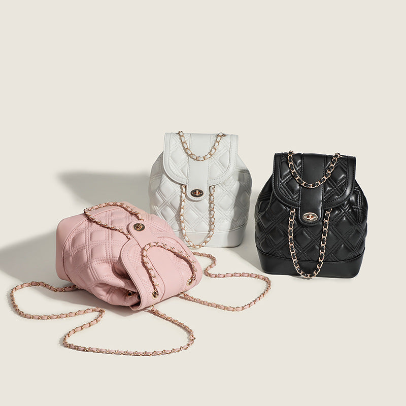 Damen Rucksack mit elegantem Kettenverschluss Nord Taschen